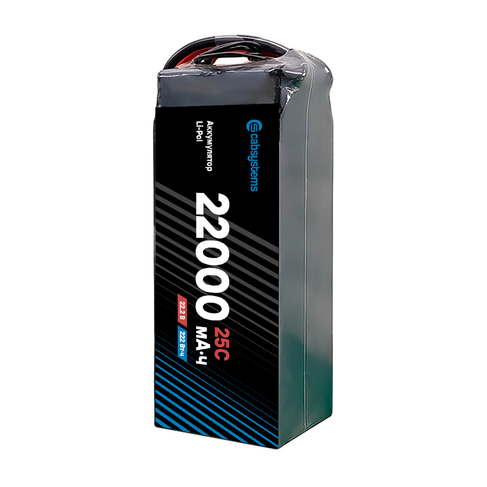 Li-Pol аккумулятор 22000mAh 25C 22.2  В, Cabsystems