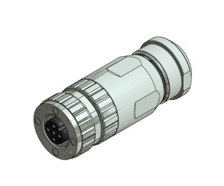 CONEC Socket Circular M12 5p Screwclamp SAL-12S-RKC5-S/150