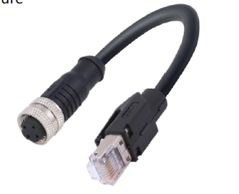 Патч-корд M12 - Ethernet Cabsystems CAM12SDF04001//RJ45