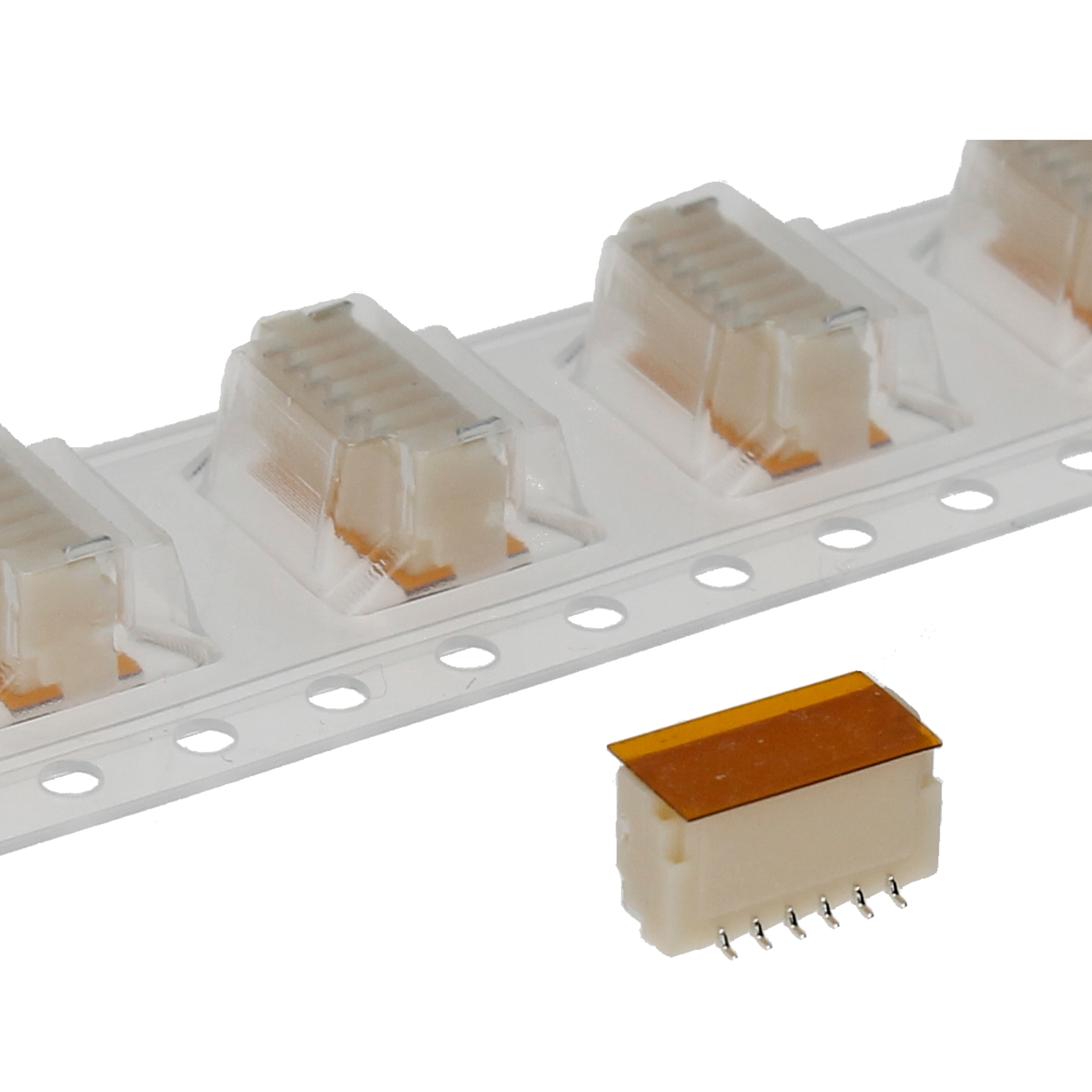JST Plug Square SR 6p SMT BM06B-SRSS-TBT (LF)(SN)