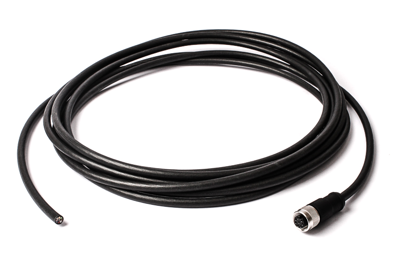 BINDER Socket Circular M12 8p with Cable 5m 79-3580-35-08