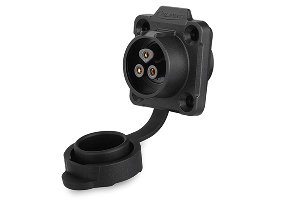 90° Four Hole Plastic Female Socket CNLINKO LP-16-J03SX-02-401