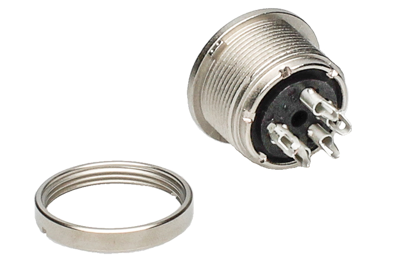 BINDER Socket Circular M16 5p Solder 09-0316-00-05