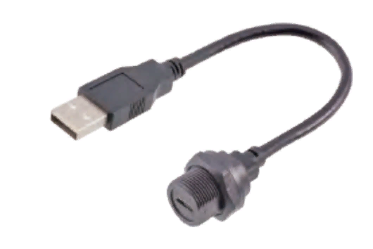 E10554-000100300 2CA2-E10MC-TF-F/U2-A-M-0.3M Розетка кабельная  E10