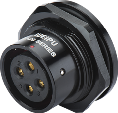 Розетка на панель, крепление гайкой снаружи Weipu SA2015/S6G1