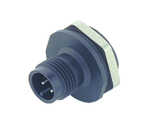 BINDER Plug Circular M12 4p Solder 09-0435-90-04