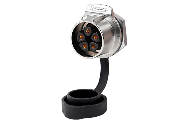 Single Hole Female Socket With Snap Ring Shield CNLINKO LP-20-J05SX-03-131A