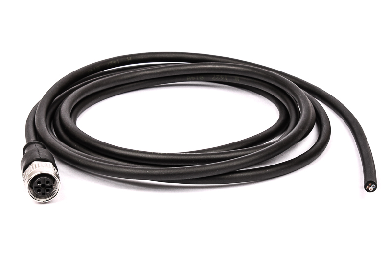 BINDER Socket Circular M12 4p with Cable 2m 79-3430-33-04