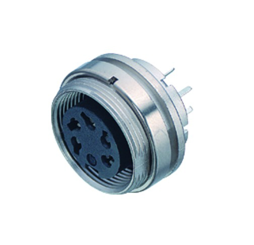 BINDER Socket Circular M16 7p THT 09-0328-99-07