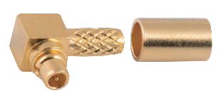 Вилка кабельная угловая MMCX-C-JW1.5-1 JC3.650.373