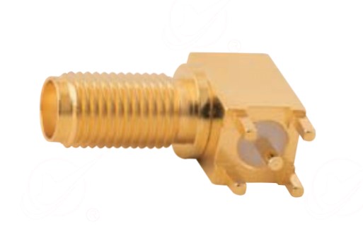 Розетка на плату угловая SMA-KWE-110A JC3.660.4870A