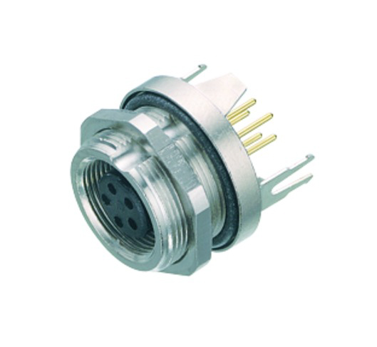 BINDER Socket Circular M9 5p THT 09-0416-30-05