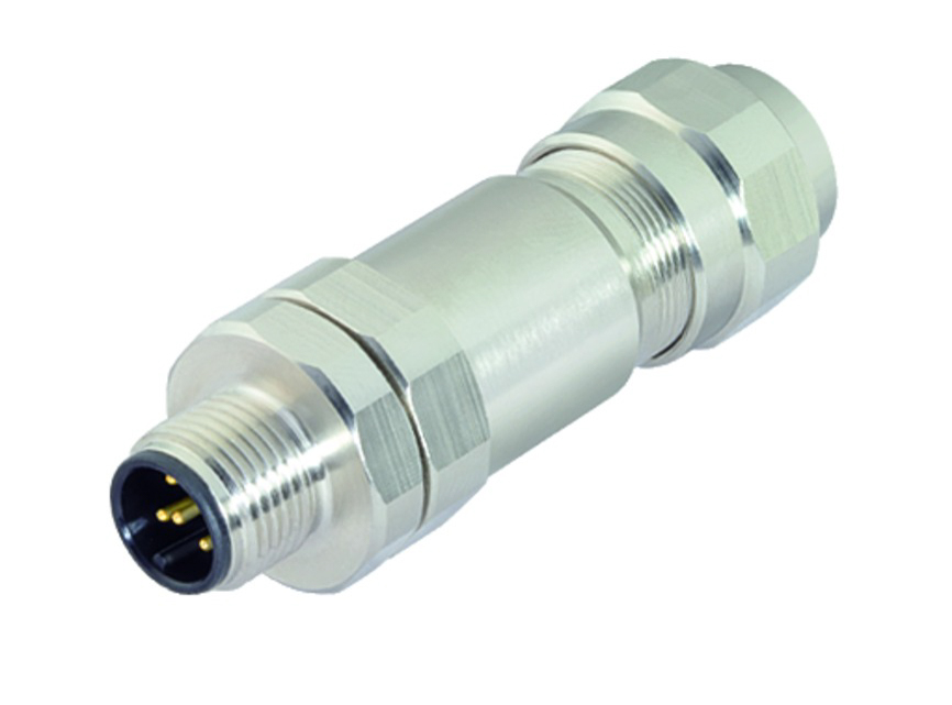 BINDER Plug Circular M12 5p Screwclamp 99-1437-992-05