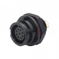 Розетка на панель, крепление гайкой Weipu SY1312/S6С