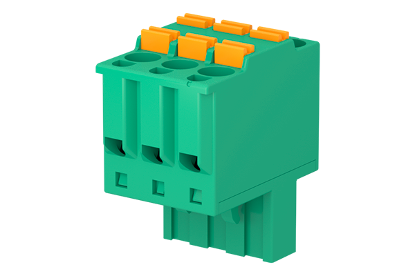 SAURO Socket Square CCF 3p Springclamp CCF-03D01