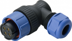Розетка кабельная угловая Weipu SP2116/S5BII1C