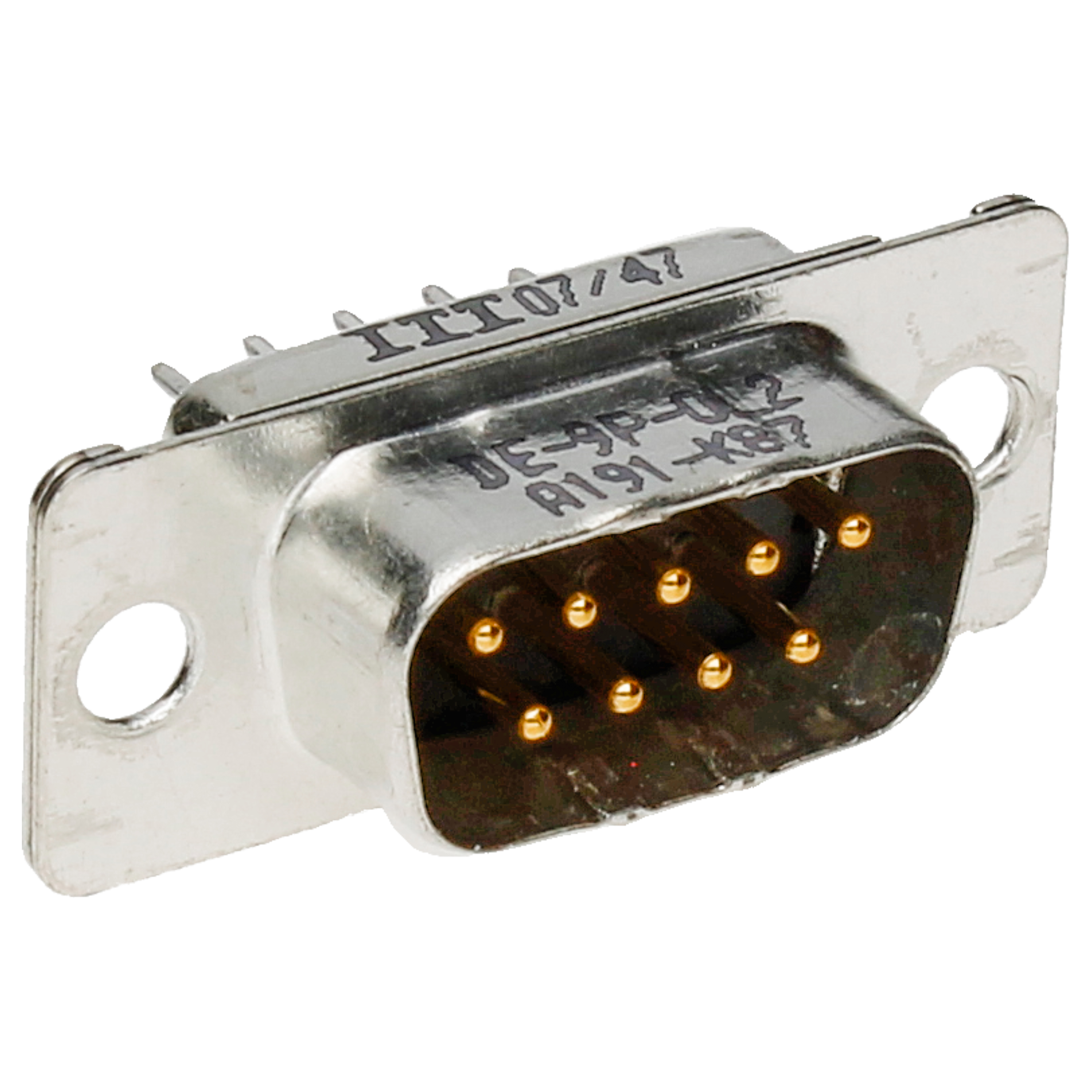 ITT Plug D-Sub STD 9p Solder DE9P-OL2-A191-K87