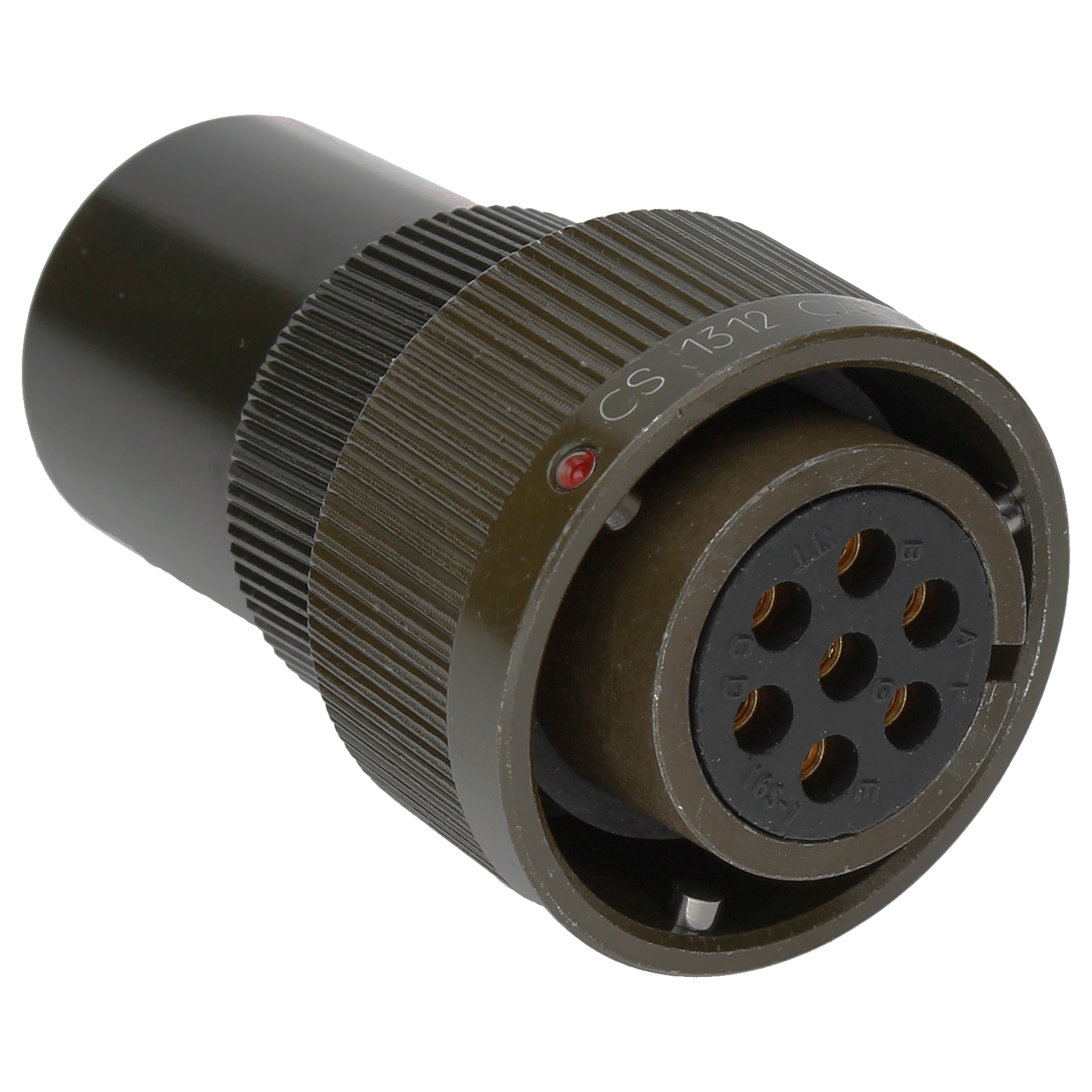 ITT Female cable connector 7p CA06PG16S-1S-B-PG11-A176