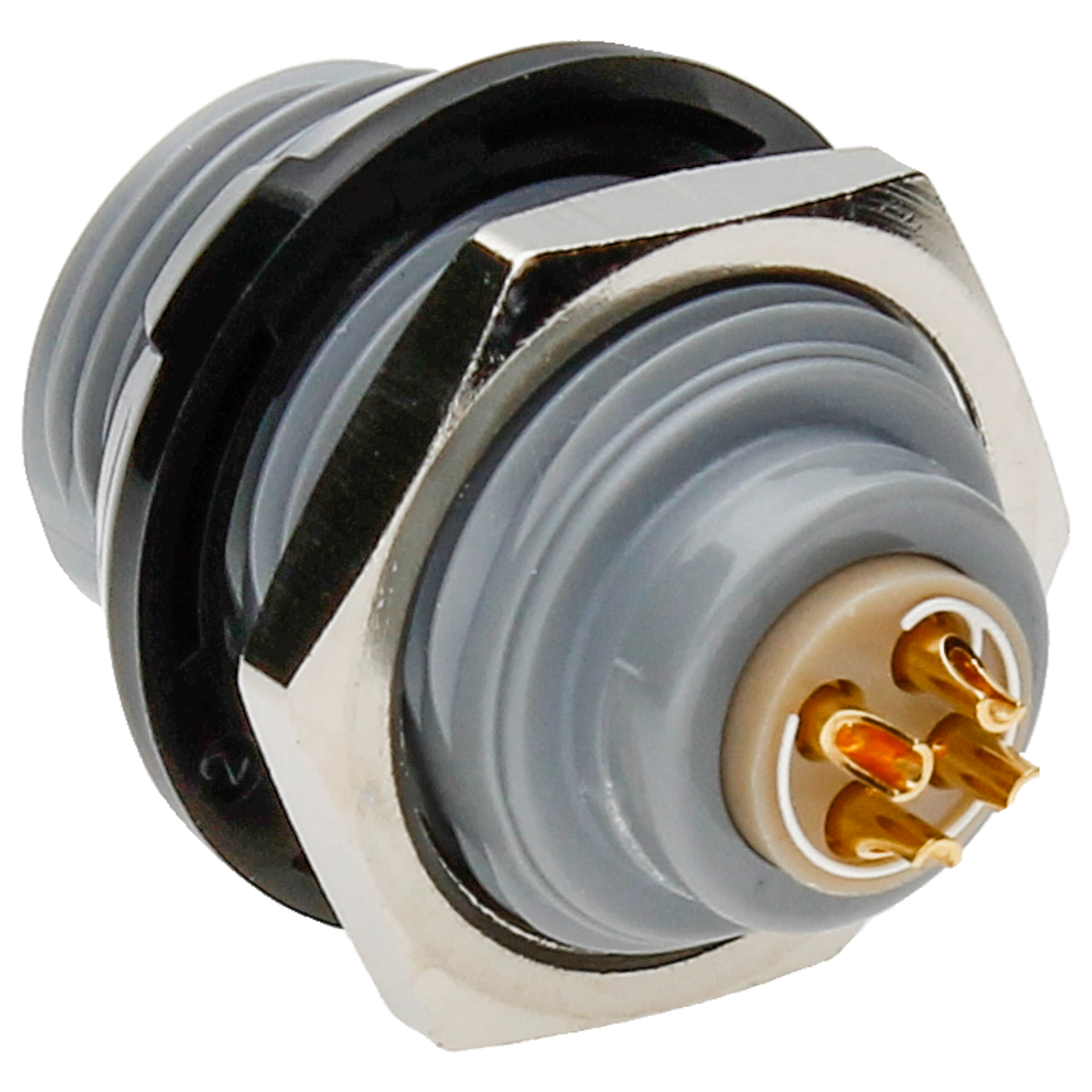 ITT Socket Circular PL 4p Solder PLB1G020004