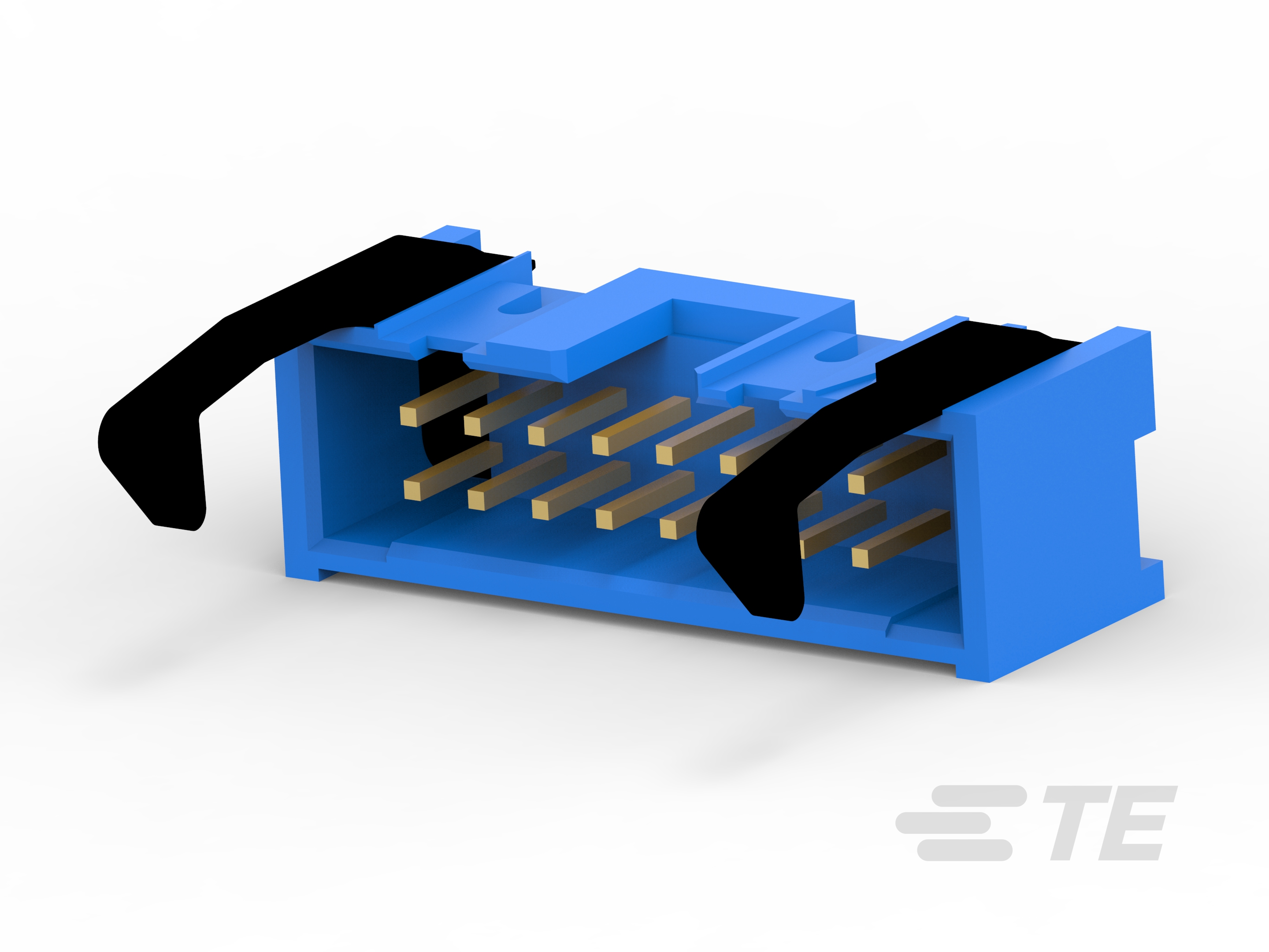 TE CONNECTIVITY Plug Square Latch 16p THT 2-1761606-6