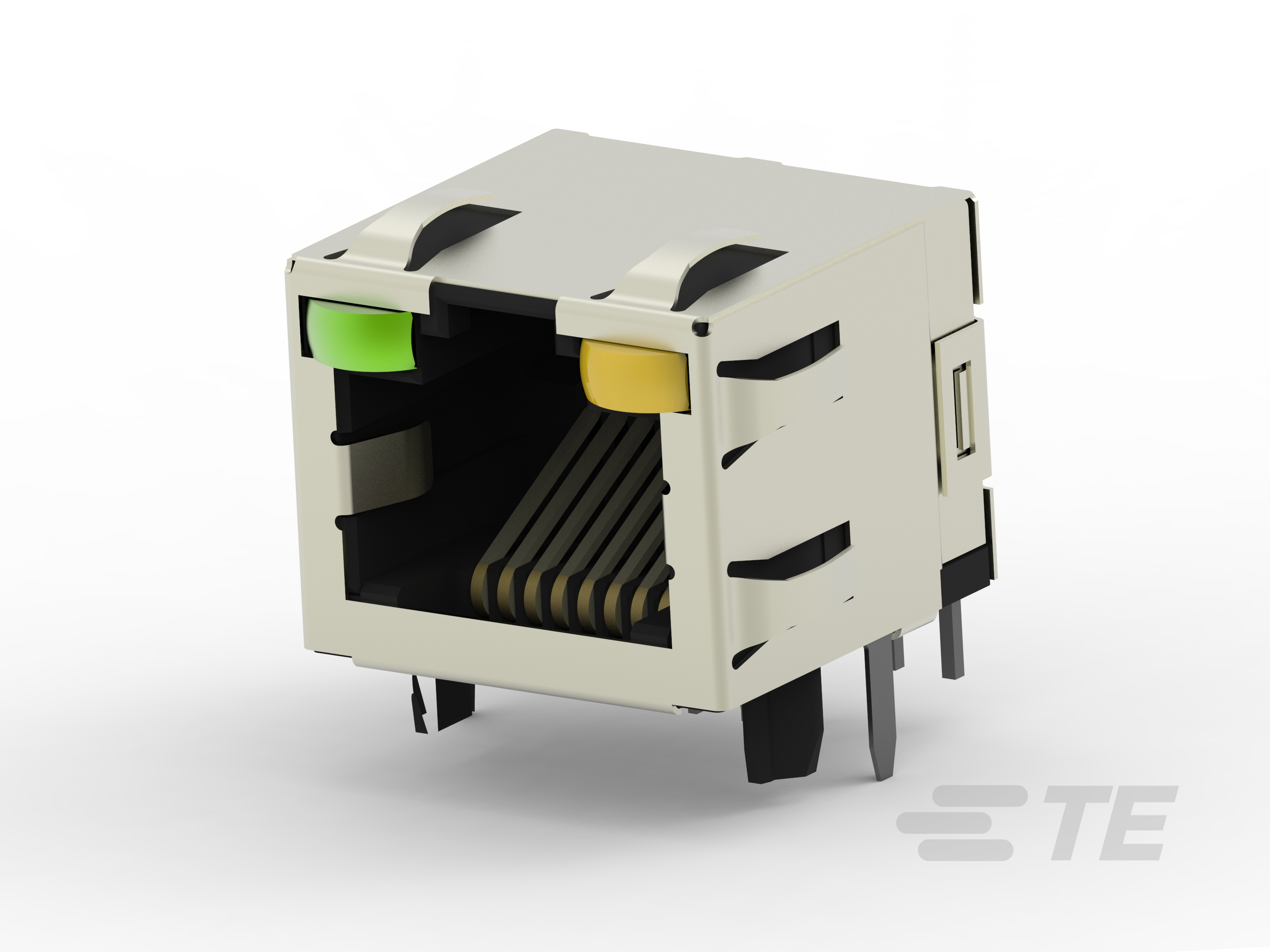 TE CONNECTIVITY Socket Square RJ 8p THT 2-406549-1
