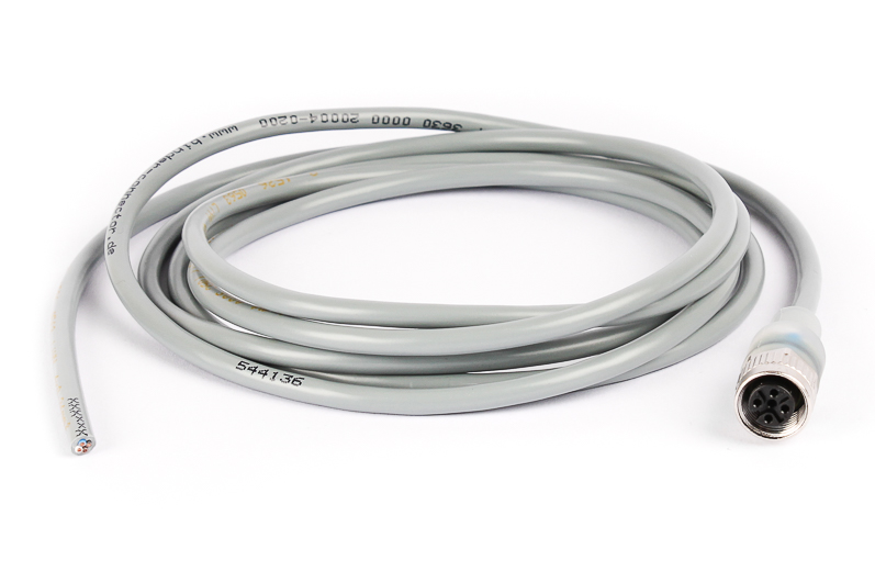 BINDER Socket Circular M12 4p with Cable 2m 77-3630-0000-20004-0200