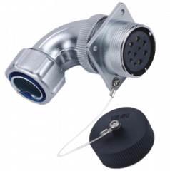 Вилка межкабельная угловая Weipu WS28J17ZR1