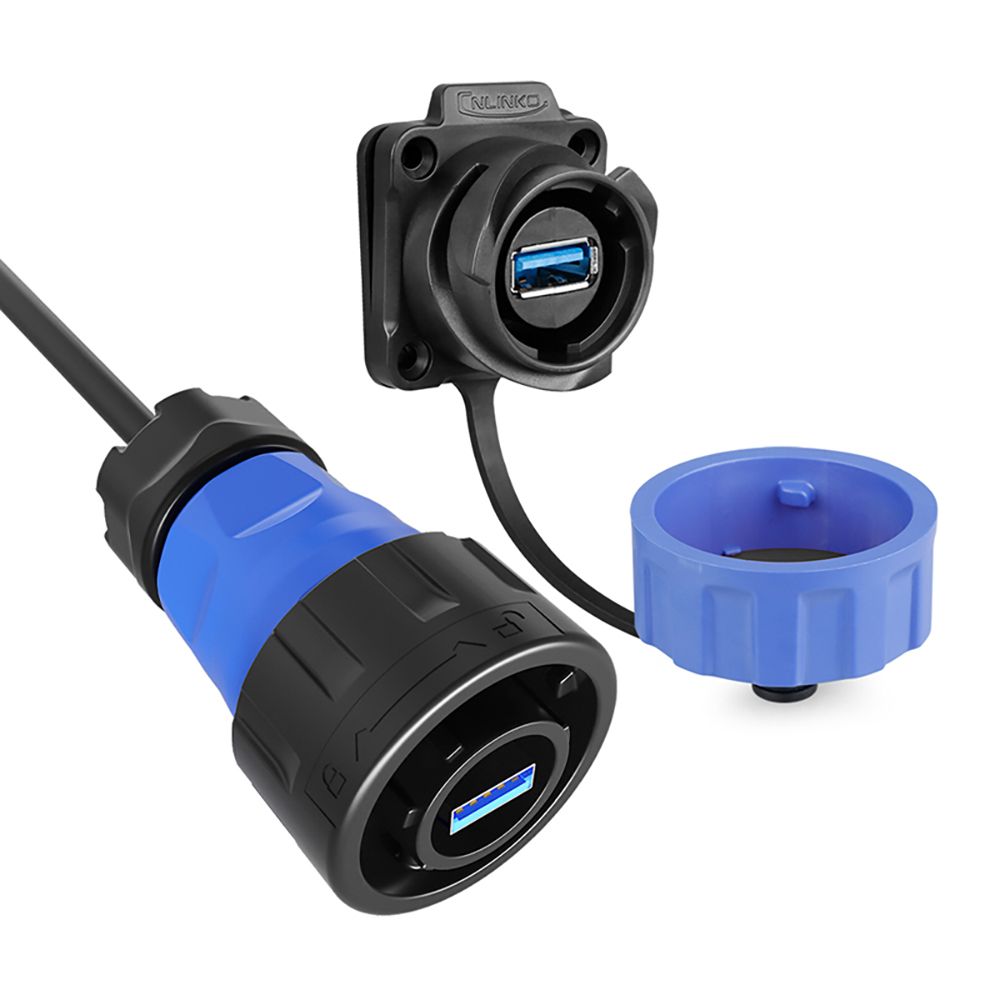 Male Plug Female socket CNLINKO YM24-USB3-MP -MP-1M-001 / YM-24-J/USB3/ 213/SX-42-401A