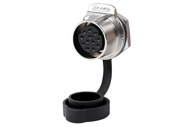 Single Hole Female Socket With Snap Ring Shield CNLINKO LP-20-J12SX-03-131A