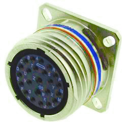 Розетка панельная с квадратным фланцем Longli D38999/20WJ04SN