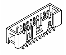 AMPHENOL ICC Header 2x5p 72454-010LF