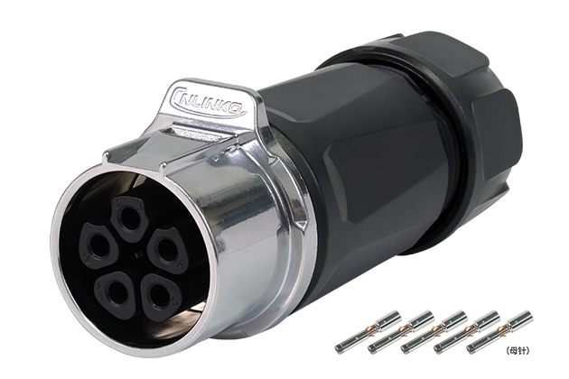 Female In-line Receptacle With Crimping CNLINKO LP-32-J05PP-31-001A