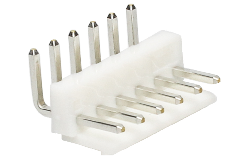 JST Plug Square VH 6p THT B6PS-VH (LF)(SN)