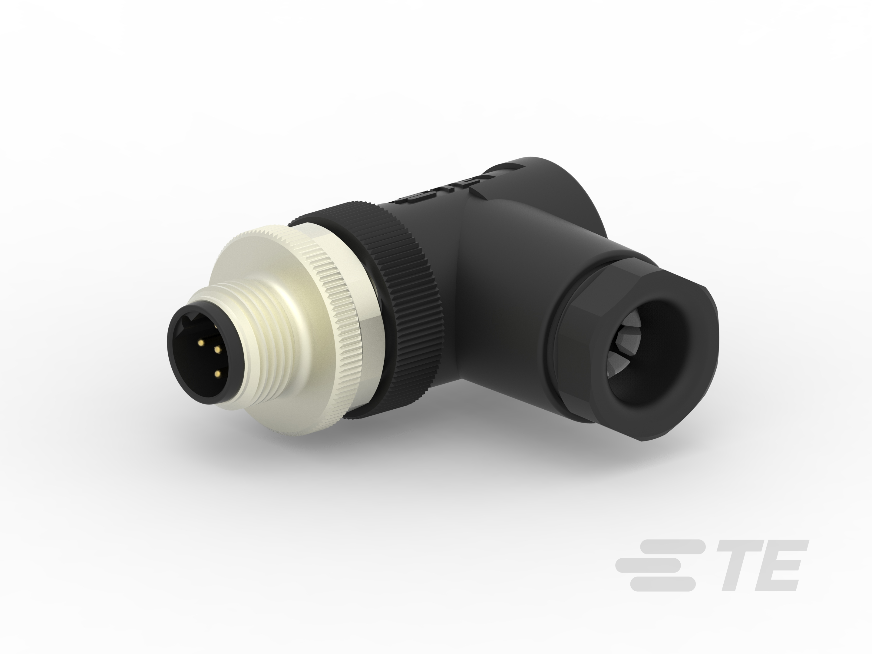 TE CONNECTIVITY Plug Circular M12 5p Screwclamp T4113402051-000