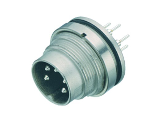 BINDER Plug Circular M16 16p THT 09-0507-90-16