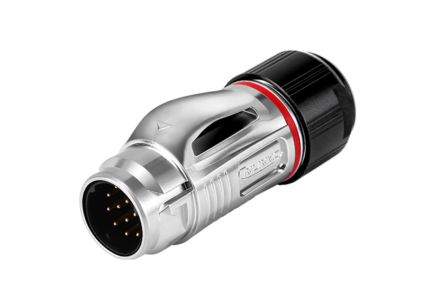 Metal male plug CNLINKO BD-20-C14PE-03-001A