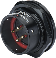 Вилка на панель, крепление гайкой снаружи Weipu SA2815/P10BL1