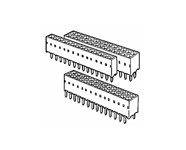 AMPHENOL ICC Connector strip female 9p 75915-309LF