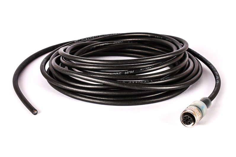 BINDER Socket Circular M12 4p with Cable 5m 77-3630-0000-50004-0500