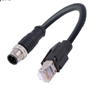 Патч-корд M12 - Ethernet Cabsystems CAM12SDM04001//RJ45