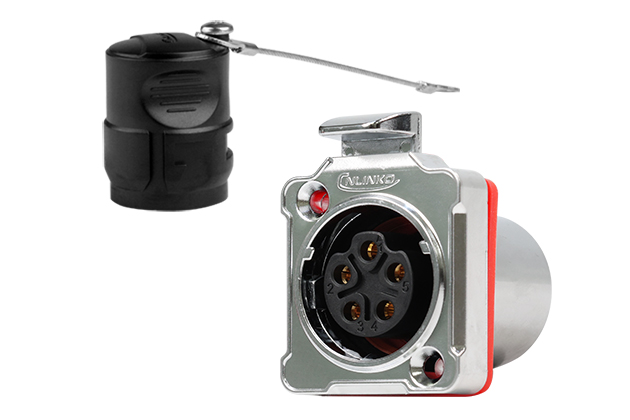 Two Hole Metal Female Socket CNLINKO BD-24-J05SX-03-202A
