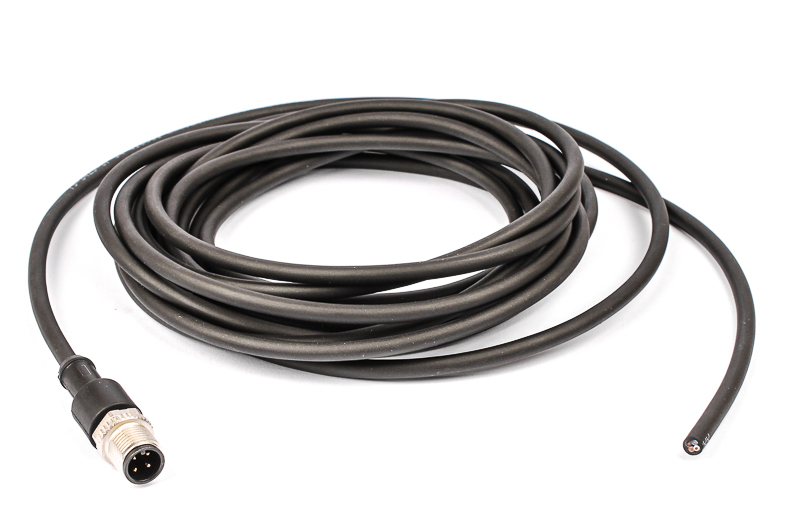 BINDER Plug Circular M12 4p with Cable 5m 79-3429-37-04