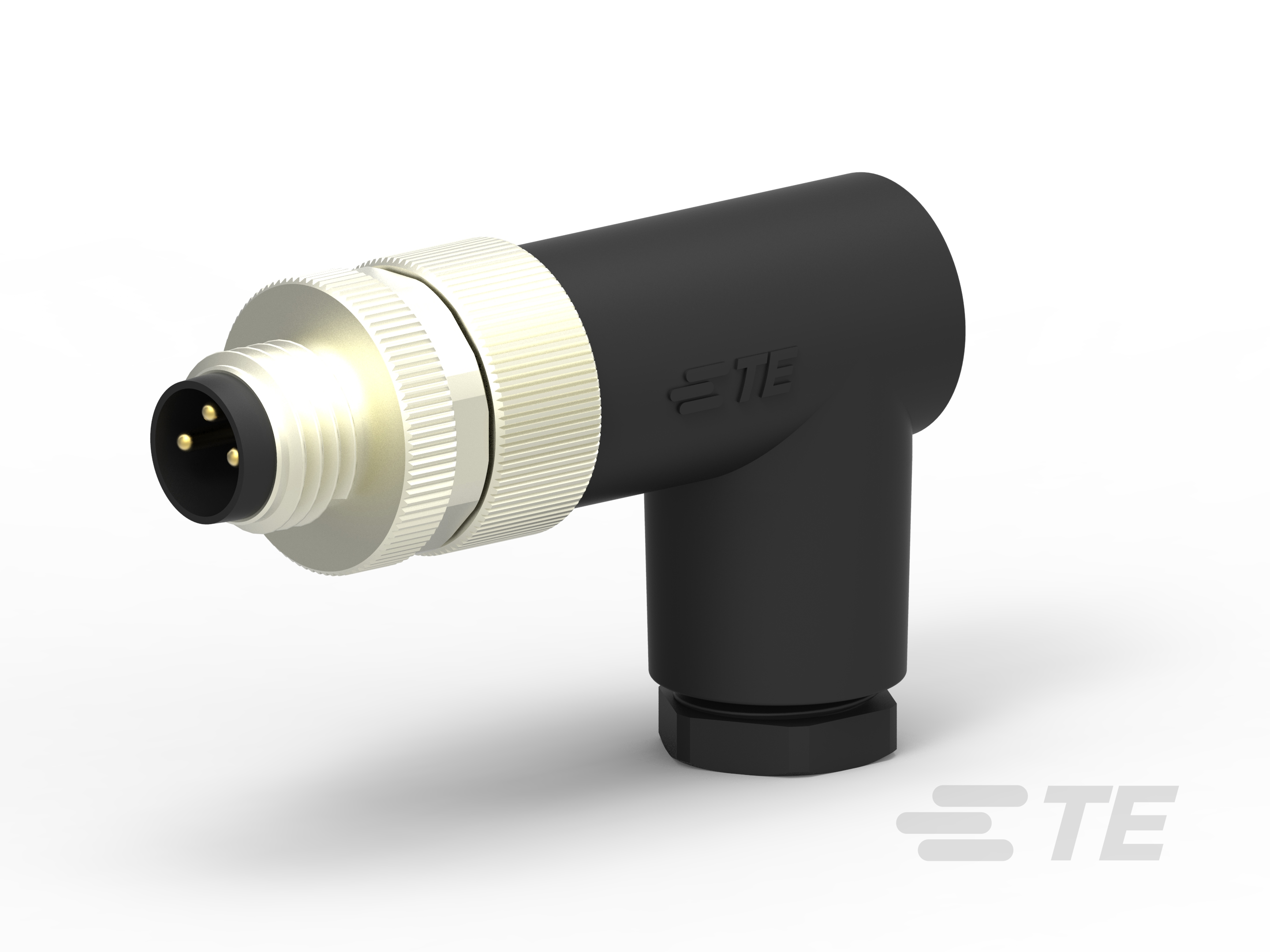 TE CONNECTIVITY Plug Circular M8 3p Screwclamp T4013008031-000