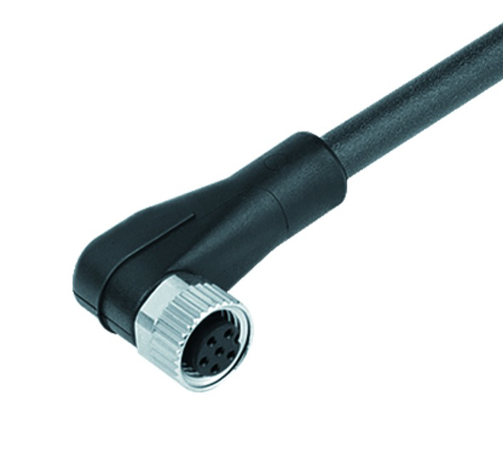 BINDER Socket Circular M8 8p with Cable 5m 77-3408-0000-50008-0500