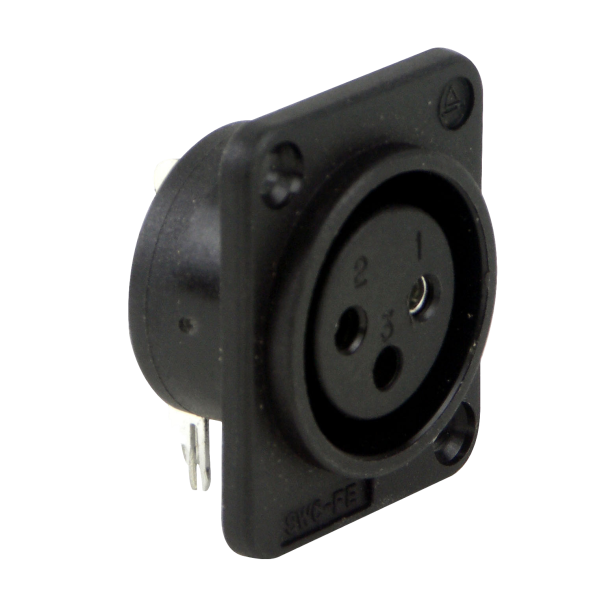 SWITCHCRAFT Socket CircularXLR 3p THT PD3FRA2