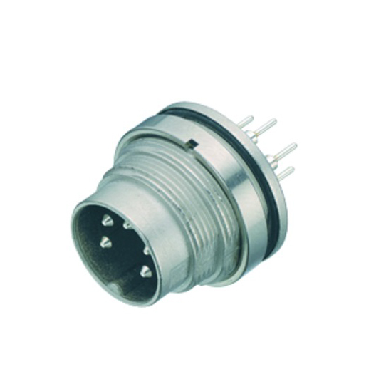 BINDER Plug Circular M16 8p THT 09-0173-99-08