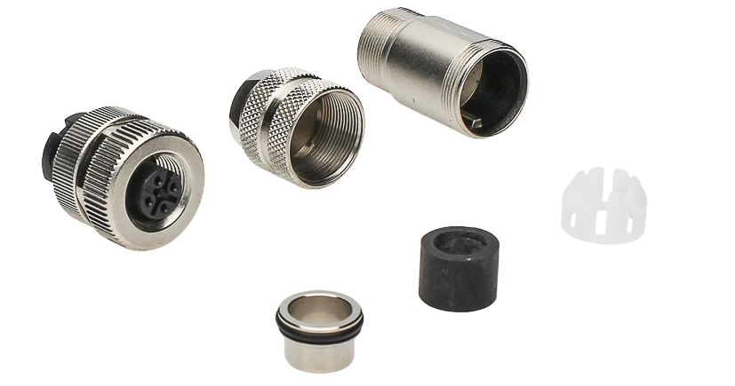 BINDER Socket Circular M12 4p Screwclamp 99-1430-812-04