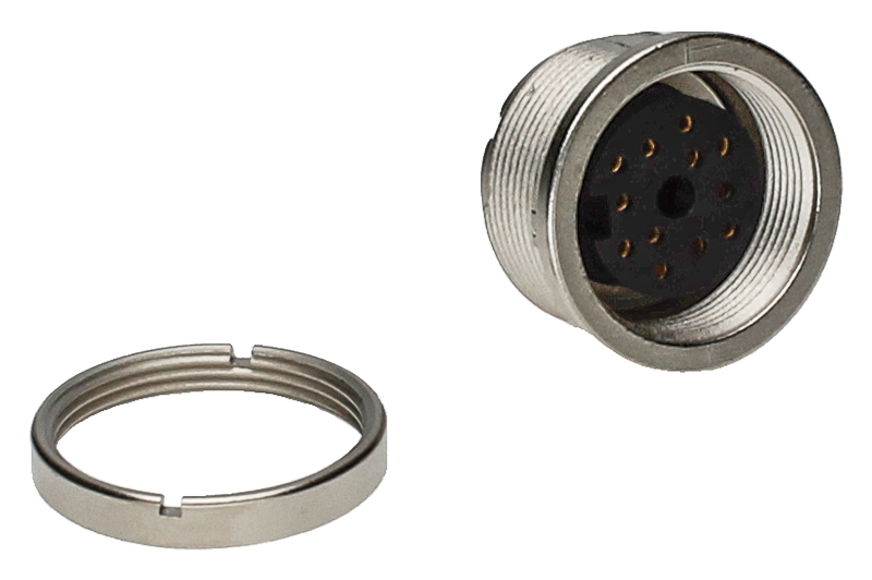 BINDER Socket Circular M16 12p Solder 09-0332-00-12