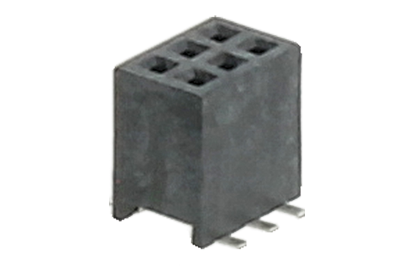 AMPHENOL ICC Vertical SMT receptacle 2x3p 20021321-00006T4LF