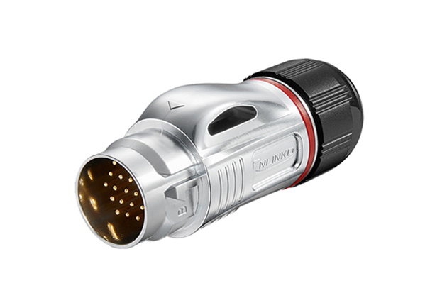 Metal male plug CNLINKO BD-24-C24PE-03-001A